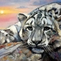 24x36 oil on canvas Leopard