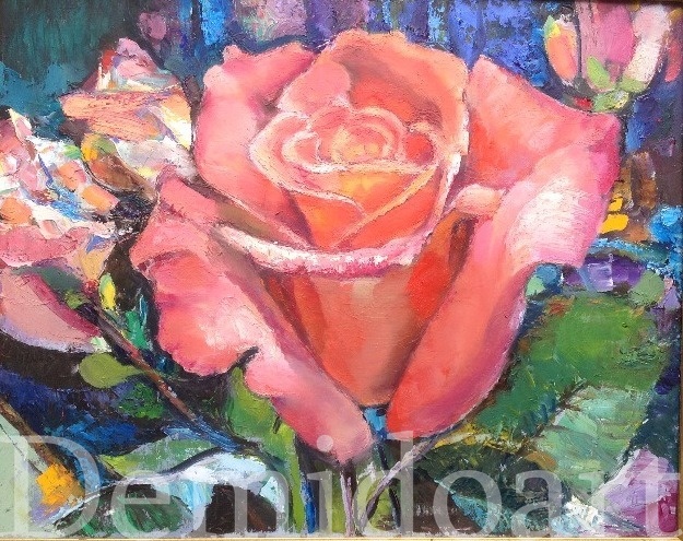 16x20 oil on canvas rasbery rose.JPG