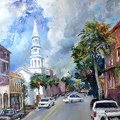 18x24 oil on canvas Charleston