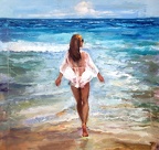 Alenka oil on canvas 26x26
