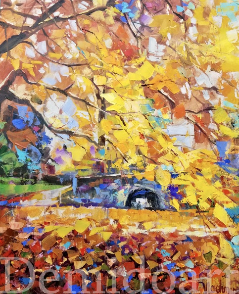 Falls Park,28x34,oil on canvas,Vladimir Demidovich,$950.jpg