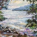 Hartwell lake,11x14,oil on canvas, Vladimir Demidovich