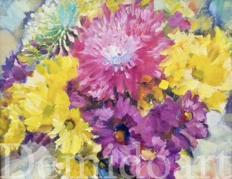 flowers,8x10,oil on board,Vladimir Demidovich,$80.jpg