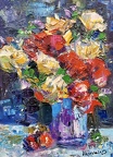 bouquet,9x12,oil on board,Vladimir Demidovich,