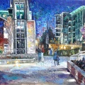 16x20 oil on canvas Greenville in hight