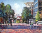 16x20 oil on canvas  Greenville Main St