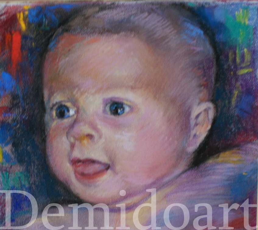custom portrait,pastel 11x14