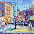 Downtown,19x19,oil on canvas,Vladimir Demidovich,$350.jpg