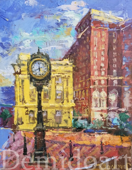 Clock on Main St